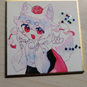 もみぢ  ミニ色紙