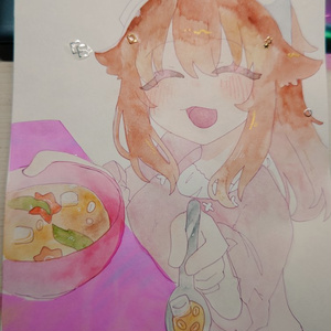 あーんしてくれるそらちゃん  A4額縁