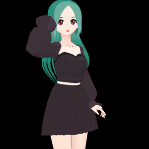 Minty girl commission girl model