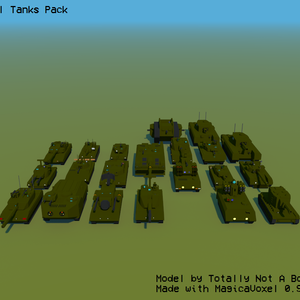 Voxel Tanks Pack - ボクセル戦車パック
