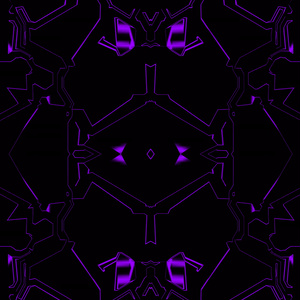 万華鏡_暗黒_黒×紫