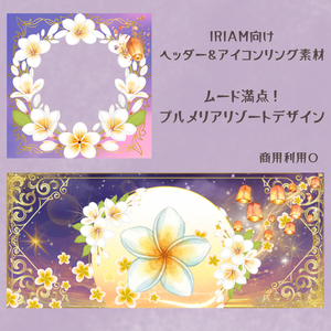 プルメリアリゾートヘッダー＆リング