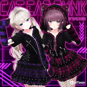 ⛓😽 CatEarPunk / 18アバター対応 😽⛓