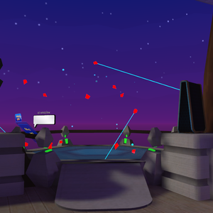 【VRChat想定】【3Dモデル】正二十面体格納型レーザービット