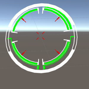 【無料】【VRChat想定】円形UI