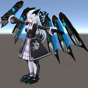 【VRC想定】【ますきゃっと向け】竜型飛行外装「M-Draconic」