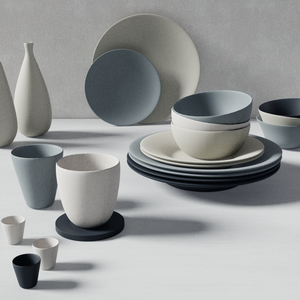 【無料】陶器風食器【3Dモデル（Blender）】
