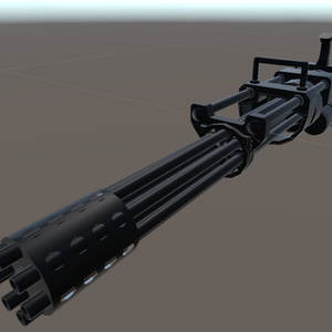 ミニガンBAU-8【VRChat想定】【無料配布】