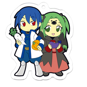 【空想地球儀アクキー】シルバー＆グリン