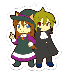 【空想地球儀アクキー】カロン＆みかづき