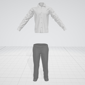 3d  服　セット　シャツ