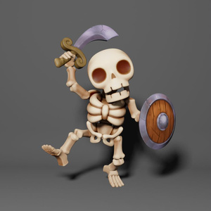 【3D】骨人形SD