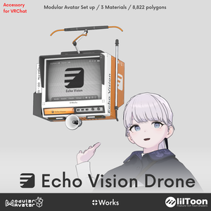 Echo Vision Drone【VRChat アバター装飾品】