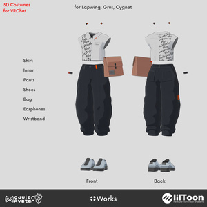 Plus_Wear_01【VRChat アバター衣装】 缩略图 3