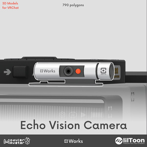 Echo Vision Camera【VRChat アバター装飾品】