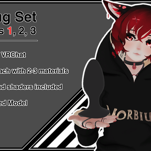 【VRChat】Buttplugs Variants 1, 2, 3 -- 3D Model バットプラグ