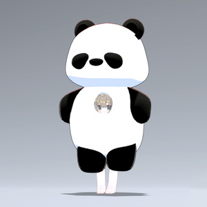 【VRC想定】ぽてぽてパンダのきぐるみ【まめふれんず対応】 缩略图 2