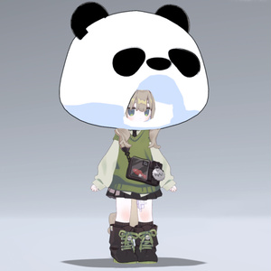【VRC想定】ぽてぽてパンダヘッド 缩略图 3