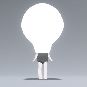 【VRC想定】輝く！電球のきぐるみ【まめふれんず対応】 缩略图 3