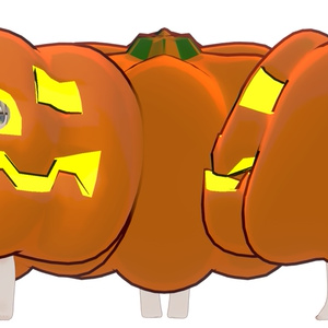 【VRC想定】光る！ハロウィンかぼちゃのきぐるみ【まめふれんず対応】 缩略图 7