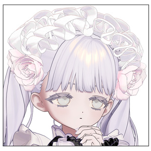 【VRC想定】Bloom Frill Headdress