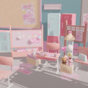 ♡̷̷̷Girl's Club School {Warudo URP world}♡̷̷̷ 缩略图 6
