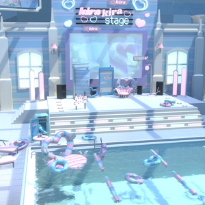 ♡̷̷̷ kirakira stage🎤🩵[Warudo BiRP World] standard ♡̷̷̷ 缩略图 3