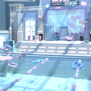 ♡̷̷̷ kirakira stage🎤🩵[Warudo BiRP World] standard ♡̷̷̷ 缩略图 5