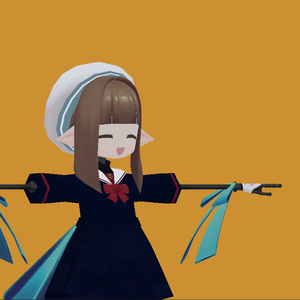 VRChat てっさくちゃん想定セーラー服Quest対応