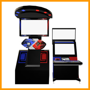 【無料】アーケードゲーム筐体　極限の戦い~無限加速編~【VRC用3Dモデル】 缩略图 2