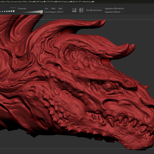 ドラゴンの頭【３Dモデル】