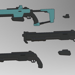 KisaragiShotGun-1＋ ハンドサインII　(VRChat向け) 缩略图 2