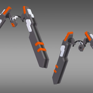 RotaryGun-03+ビットガール4号ちゃん用ツインテパーツセット [VRChat向け] 缩略图 3