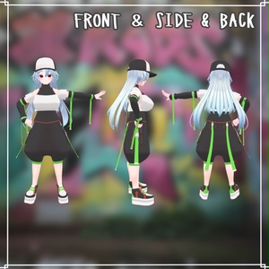 【VRChat想定衣装】サルエルストリートダンサー 缩略图 5