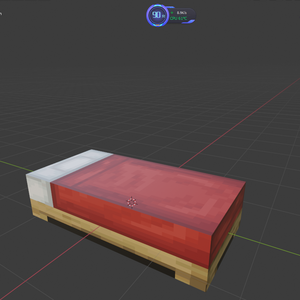 [VRC]minecraft bed 床