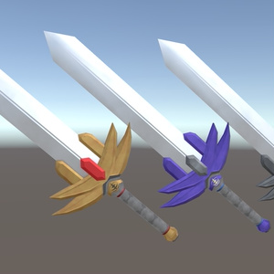 【3Dモデル】カードバトル武器セット 缩略图 3