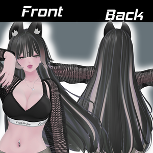 【hunwariLongStraight】Mask、Main color2Texture