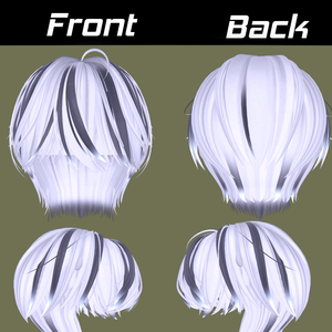 【3way＋1 MY LOVE Short & Half Up Hair】Mask、Main color2Texture