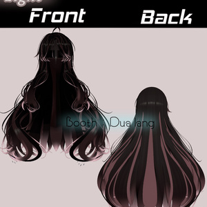 【キツネロングヘア】Mask、Main color2Texture 缩略图 3