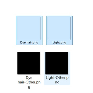 【キツネロングヘア】Mask、Main color2Texture 缩略图 9