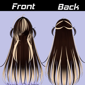 【Toko Twintail Hair】Mask、Main color2Texture