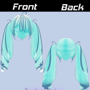 【Usamimi TwinTail】Mask、Main color2Texture