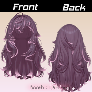 【Ruby_Hair】Mask、Main color2Texture