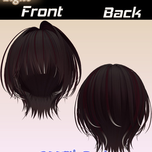 複数アバター対応 】Sotohane Bob Hair+Cap ( しなの / 森羅