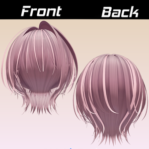 【Minimal Wolf Hair】Mask、Main color2Texture