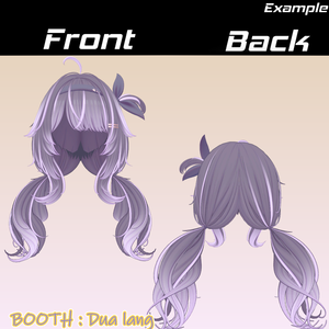 【Milky Hair】Mask、Main color2Texture