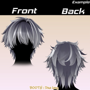 【ZAZZY Short Hair】Mask、Main color2Texture