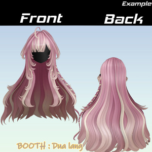 【Fleur Mellow Hair】Mask、Main color2Texture
