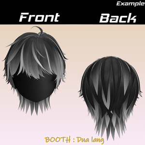 【Lunvex Short Wolf Hair】Mask、Main color2Texture