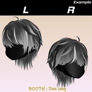 【Lunvex Short Wolf Hair】Mask、Main color2Texture 缩略图 2